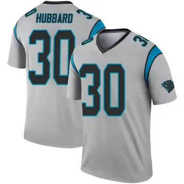 Chuba Hubbard Carolina Panthers Nike Game-Used #30 White Jersey vs. Atlanta  Falcons on October 31 2021