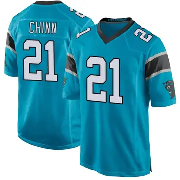 Jeremy Chinn arrives in Julius Peppers jersey