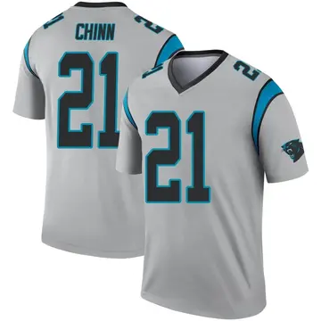 Men's Nike Jeremy Chinn Gray Carolina Panthers Atmosphere Fashion Game  Jersey