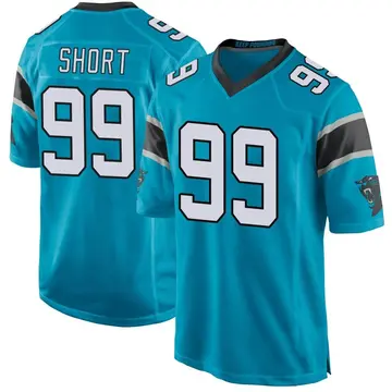 Carolina Panthers Kawann Short Silver Inverted Legend Jersey - Dingeas