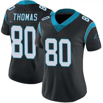 Men's Nike Ian Thomas Black Carolina Panthers Team Game Jersey